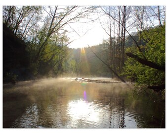 Montour Creek, Nature Wall Art - Póster de papel mate premium