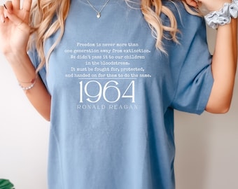Camiseta Ronald Reagan Libertad, Unisex