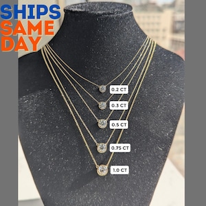 4 Prong Round Tennis Necklace - 14k Yellow Gold, 5.00 Ct (12602) 4 Prong Round Tennis Necklace - 14k Yellow Gold, 5.00 Ct (12602)