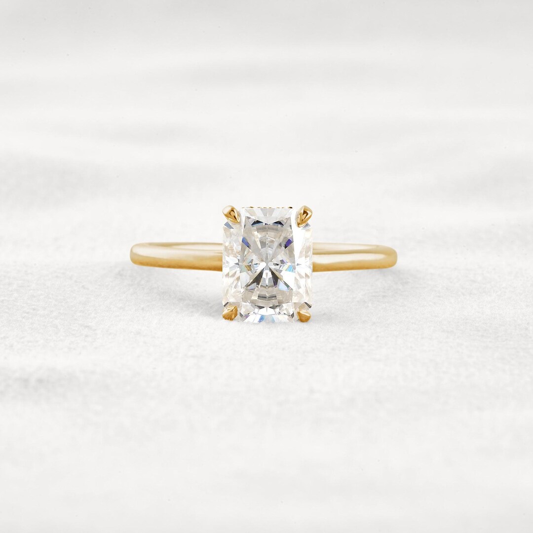 2.3 CT Radiant Cut Solitaire Lab Grown Diamond Engagement Ring | IGI ...
