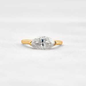 2.48 CT Marquise Cut Solitaire Lab Grown Engagement Ring | IGI Certified | Solid Gold