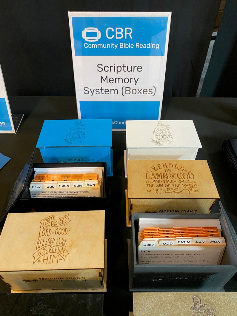 Scripture Memory System and Box - Etsy
