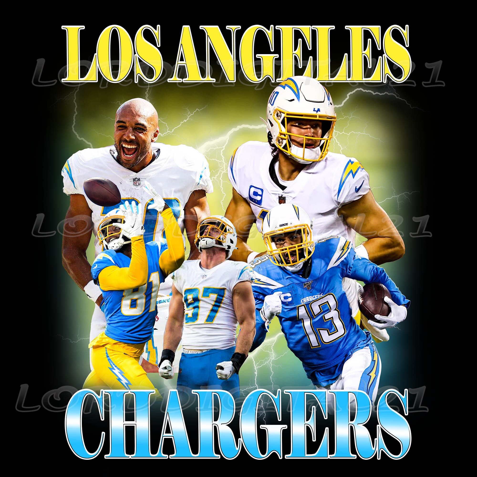 Personalized NFL Los Angeles Chargers Hockey Shirt • Shirtnation - Shop  trending t-shirts online in US