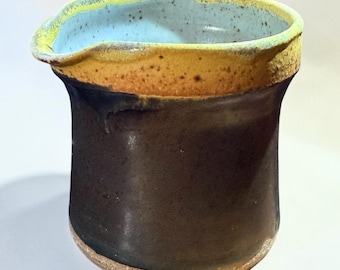 1975 Wildcat Creek Pottery Creamer - First‑Year Studio Stoneware