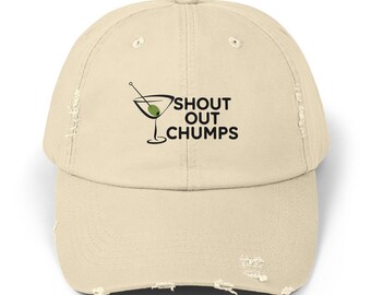 Shoutout Chumps Distressed ball cap | Jeff Lewis Chump hat | Jeff Lewis fandom | Bravo flipping out | chump baseball hat | Jeff Lewis merch