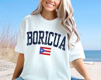 Boricua Unisex Comfort Colors shirt, Boricua Gift, Puerto Rico shirt, Latina Shirts, Chula Shirt, spanish shirt, Latina Feminist souvenir