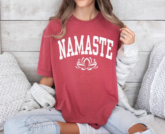 Just Breathe, Lotus Flower, Yoga T-Shirt Just Breathe, Lotus Flower, Yoga T-Shirt