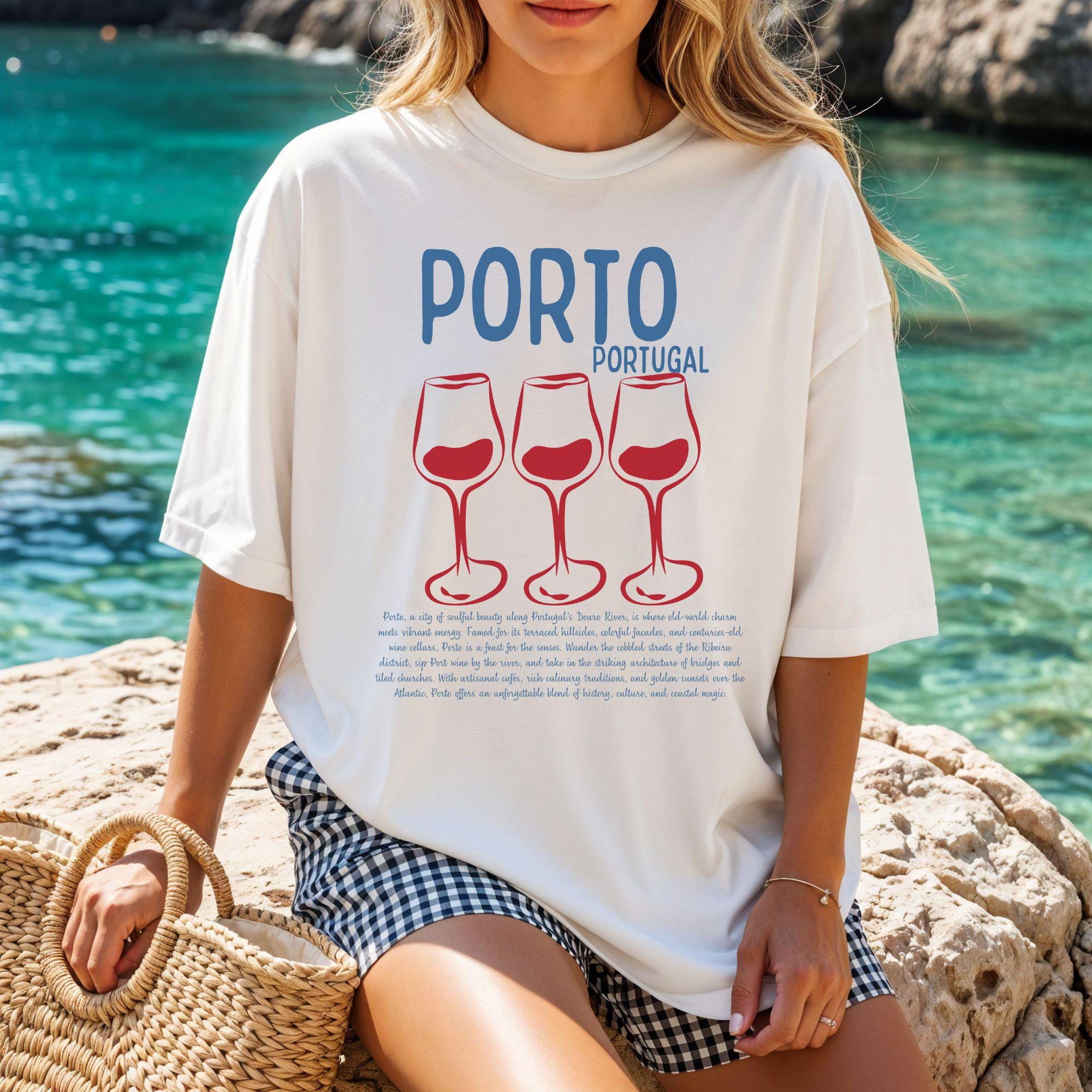 Comfort Colors Porto Portugal Port Wine Shirt, Cute Porto