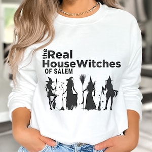 Halloween real Housewives of Salem sweatshirt, Witches of Salem shirt, Bravo real housewives of Salem Witches funny housewives gift bravocon