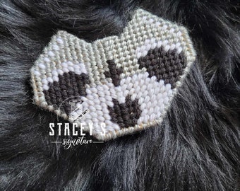 Patroon wasbeerspeld - plastic canvas - naaldpunt