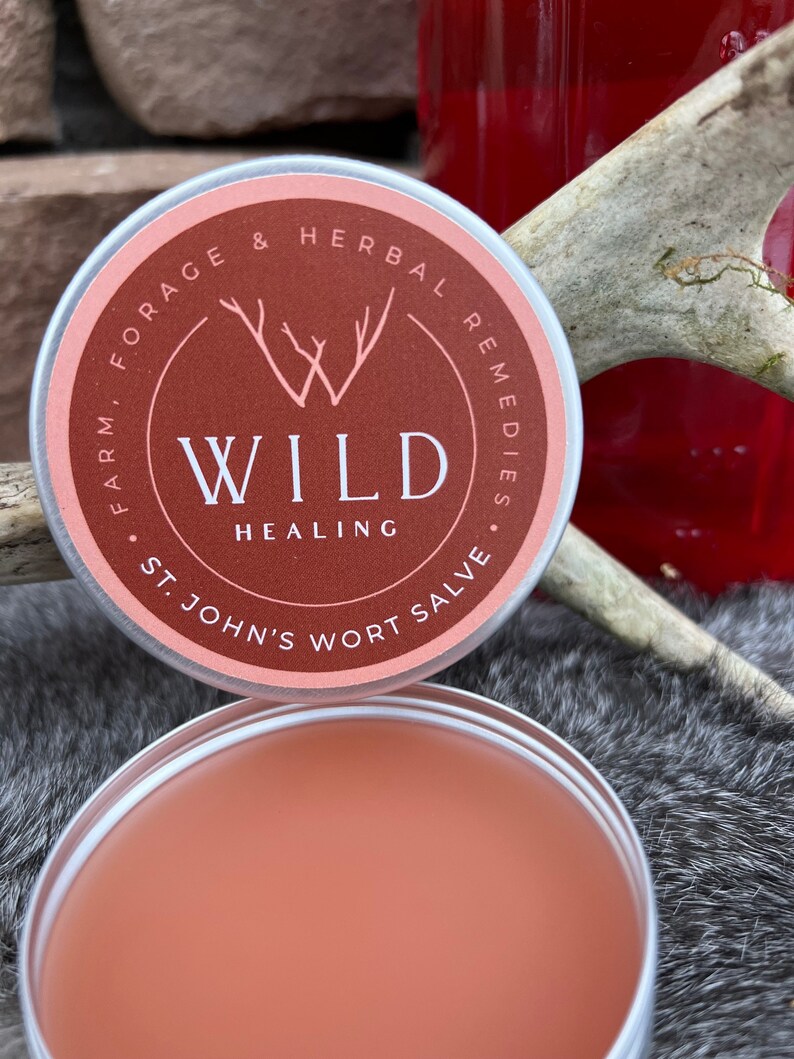 Nerve Pain St. John's Wort Salve Fibromyalgia Sciatica Etsy