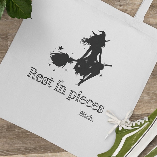 Halloween Funny Witchy Tote Bag for Women Bag Bachelorette Shopping Grocery Bag Birthday Gift For Her School Bag Weekender Lunch Beach bag