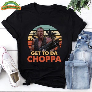 Get to the Choppa - Arnold Dutch Schwarzenegger Predator t-shirt –  Primotees