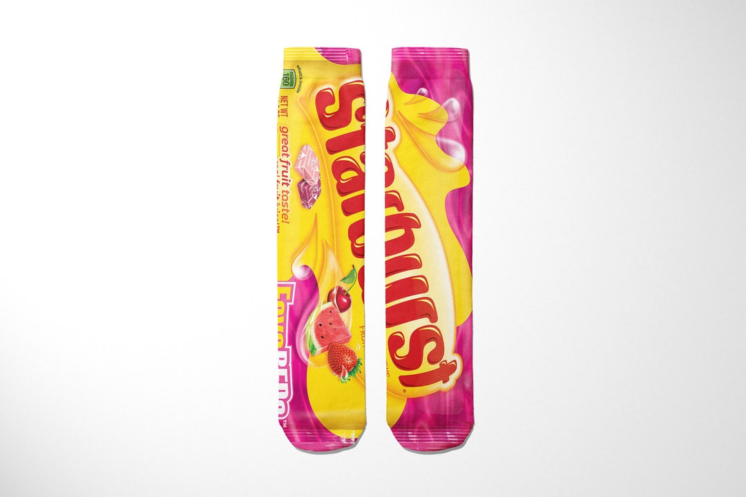 13th Brand Starburst Favereds Crew Socks One Size 612 Elite Candy