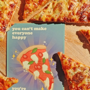Carte postale « Vous n'êtes pas une pizza » – La santé mentale compte