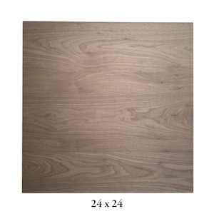 Black Walnut Panels - Solid Wood, Ready to Finish, Standard and Custom Sizes