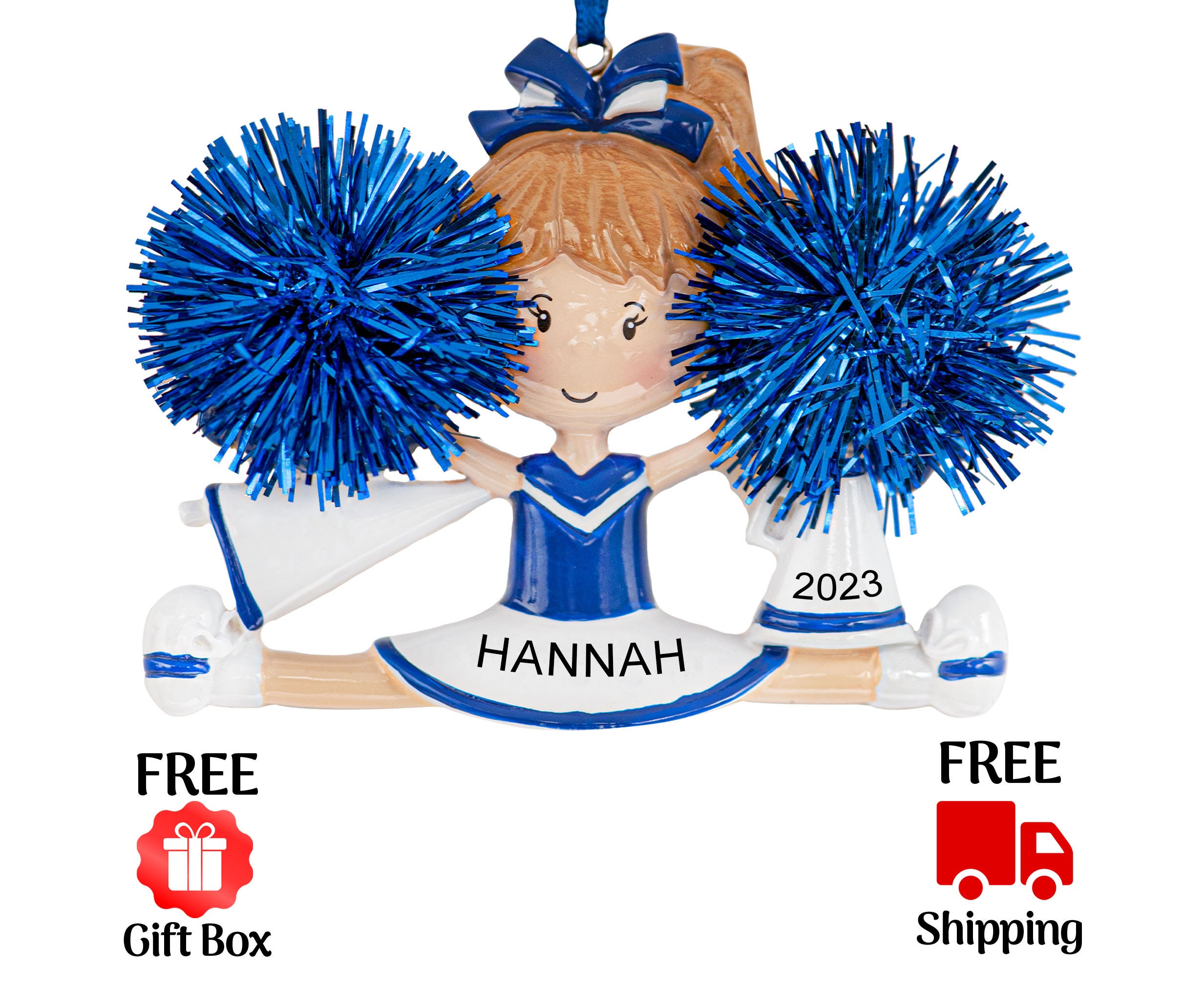 Cheerleader Pom Poms Blue - India's Premium Party Store - Wanna Party