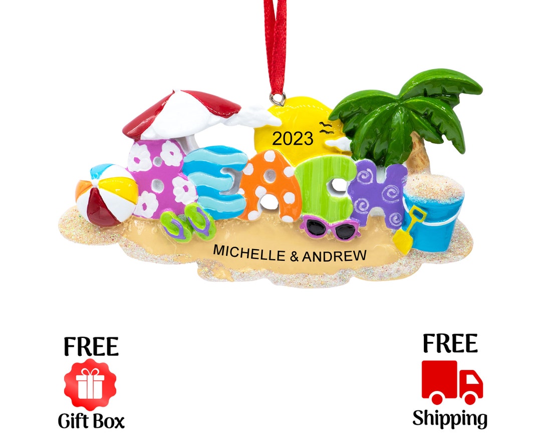 Beach Christmas Ornaments Sale 