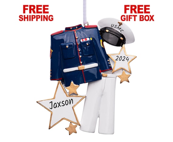 Personalized US Marine Uniform Christmas Ornament, Custom Marine Officer  Uniform Xmas Decor 2025, Gift for USMC Patriotic Military Soldier - Etsy