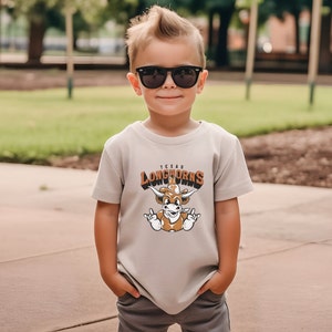 Toddler Vintage Bevo Texas Longhorns t-shirt/University of Texas/Texas Longhorns Shirt/Longhorns Tshirt/ Longhorns gift/ Texas Fan Gift