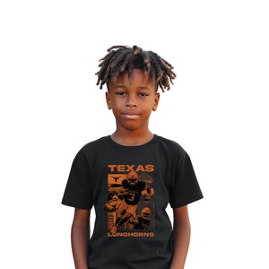 Kids T-Vintage 90s Texas Longhorns Sweatshirt/University of Texas/Texas Longhorns Shirt/Longhorns Tshirt/ Longhorns gift