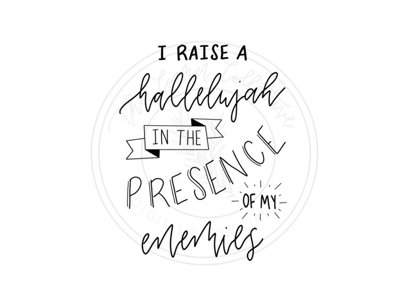 Raise a Hallelujah Print Bethel Music Song Lyrics Modern Wall Art ...