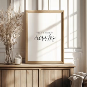 House of Miracles Print, Brandon Lake Song Lyrics (Digital Download)