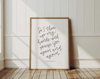 Gratitude Lyrics Print, Brandon Lake Song, Christian Home Decor (Digital Download)