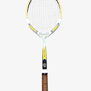 Raquete de tênis vintage Pakistan Classico Deluxe C em muito bom estado vintage