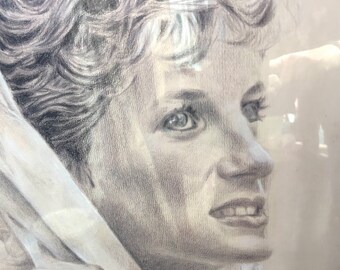 Limited Edition Princess Diana Portrait 513 of 2000 Produced