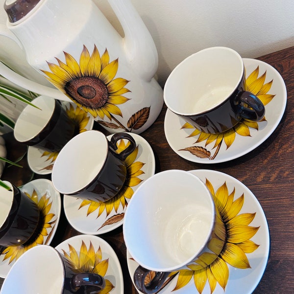 Sunflower Pot Etsy