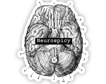 Neurospicy Sticker | Funny Sticker | Mental Health | ADHD