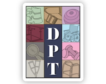 DPT Eras Poster Sticker || Physical Therapy || Funny Sticker || PT gift