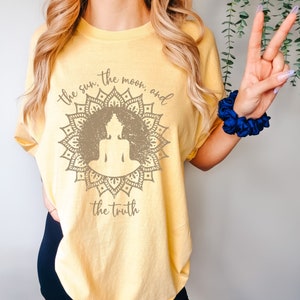 Lepni.me Men's Buddha Quote T-Shirt - Yoga Meditation Positive Vibes Tee (European Sizes)