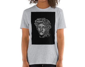 Classic Roman Art Sketches Apollo Short-Sleeve Unisex T-Shirt