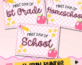 Printbaar bordje voor de eerste schooldag | Fotobordje voor de eerste schooldag | Eerste dag op de kleuterschool | Bordje voor de kleuterklas | Fotorekwisiet voor de eerste schooldag | PNG
