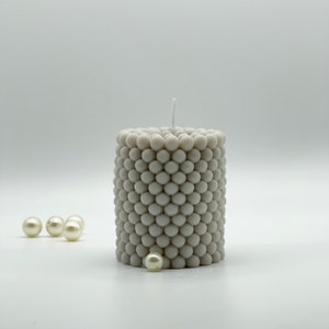Bubble candle I Trendy cube candle made of soy wax I Minimalist home decoration I Handmade gift idea I Cube Candle Modern