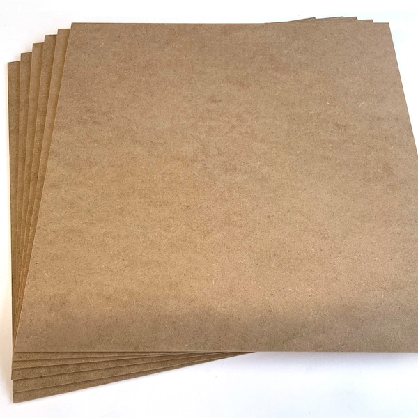 CUSTOM Size MDF 3/32" -- Cut to YOUR specifications. Medium Density Fiber Board for crafts, models, laser cutting and more!