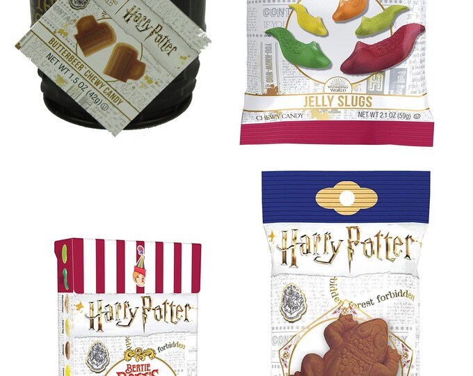 Harry Potter Candy Collection Jelly Gummy Slugs Bertie Etsy