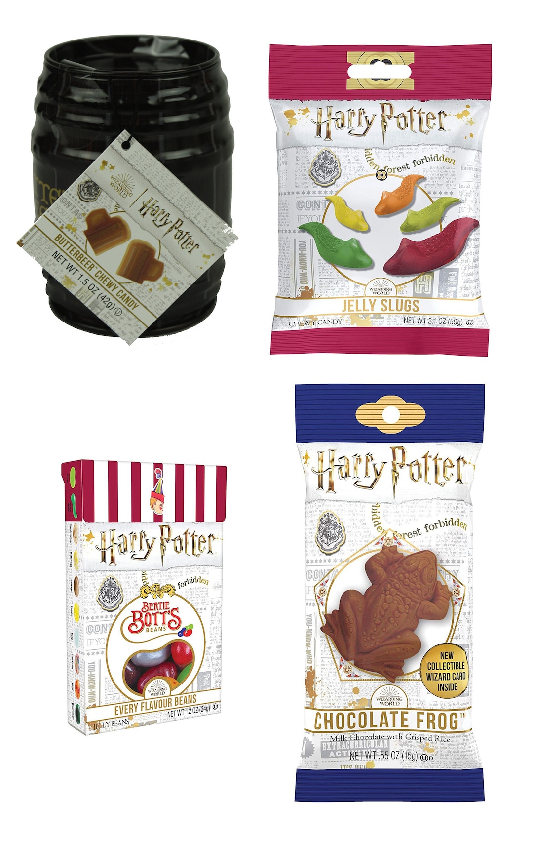 Harry Potter Candy Collection Jelly Gummy Slugs Bertie Etsy