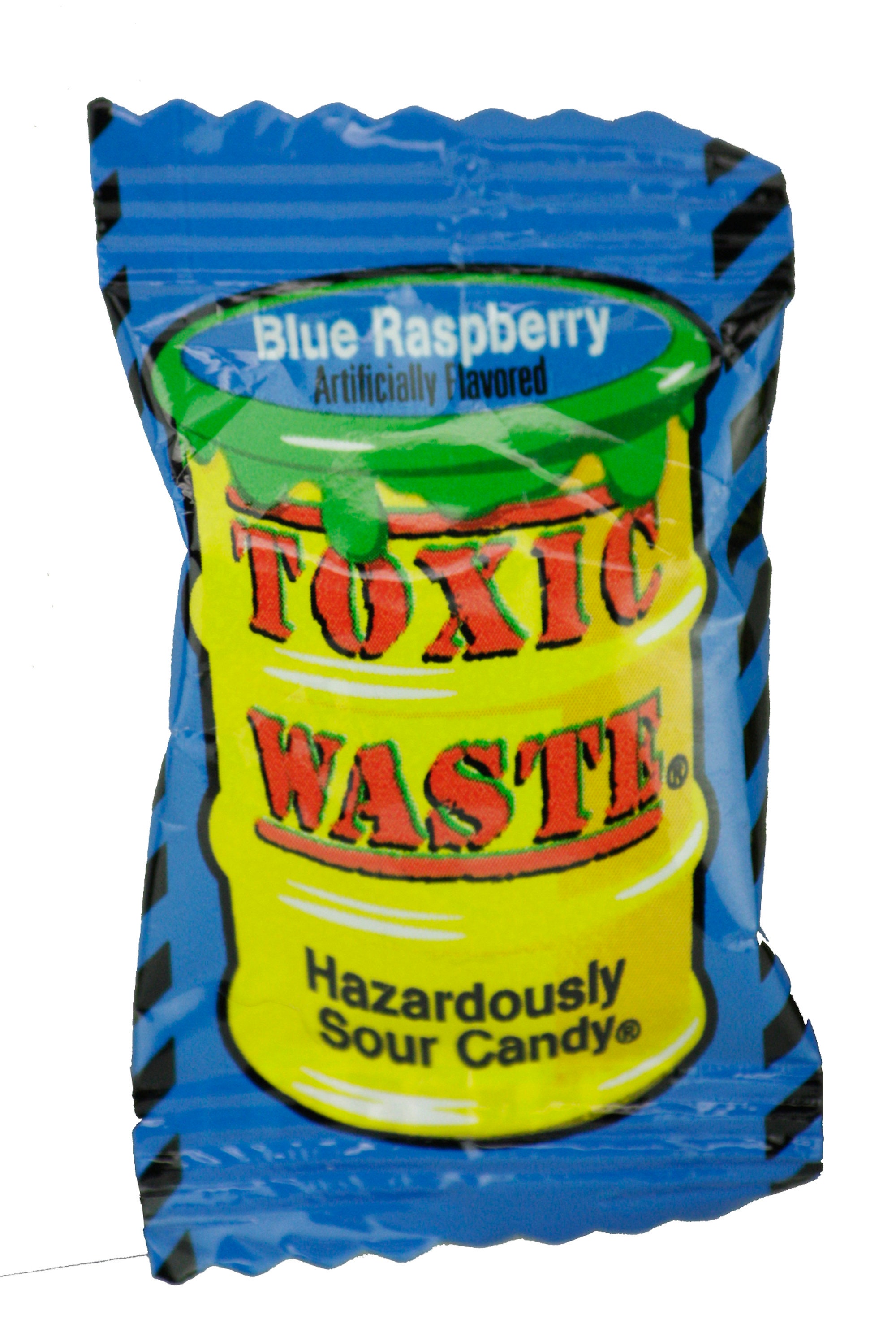 TOXIC WASTE | 1 Pound Bag Assortment of Toxic Waste Sour Candy - 5 Flavors:  Apple, Watermelon, Lemon, Blue Raspberry, and Black Cherry