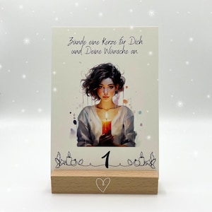 Adventskalender | 24 Impulse und Ideen für die Weihnachtszeit | Achtsamkeitskalender | 24 Karten | DIN A6 | Achtsamer Advent