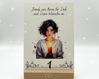 Advent calendar | 24 impulses and ideas for the Christmas season | Mindfulness calendar | 24 cards | DIN A6 | Mindful Advent