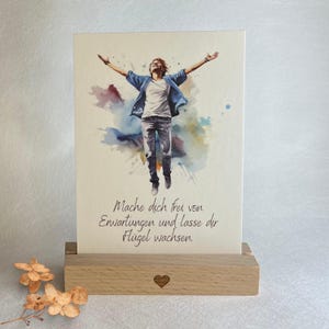 Karte "Freiheit" - Teens | Einzelkarte | Postkarte DIN A6 | Mutmachkarte |  Glaubenssätze | Affirmation | Geschenk