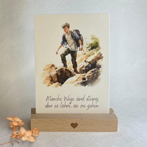 Karte "neue Wege" - Teens | Einzelkarte | Postkarte DIN A6 | Mutmachkarte |  Glaubenssätze | Affirmation | Geschenk Konfirmation Jugendweihe
