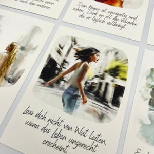 Karten für Selbstvertrauen & innere Stärke | Achtsamkeitskarten für Jugendliche | 10er Set |Trostspender |Geschenk für Teenager junge Frauen