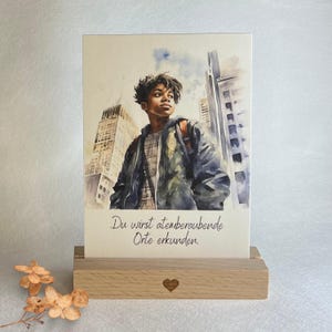 Karte "Großstadt" - Teens | Einzelkarte | Postkarte DIN A6 | Mutmachkarte |  Glaubenssätze | Affirmation | Geschenk Konfirmation Jugendweihe