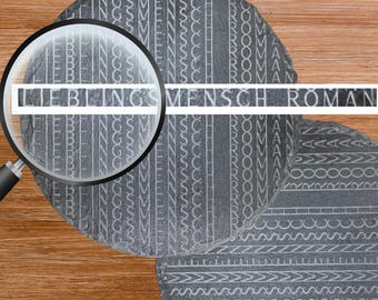 Personalisierter Hidden Message Untersetzer aus Schiefer | Individuelles Geschenk mit geheimer Botschaft | Deine eigene versteckte Nachricht