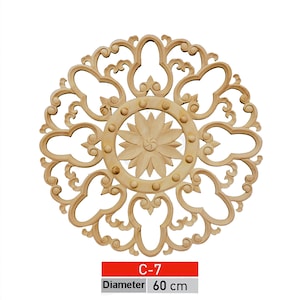 Ceiling Decor , Unpainted Sconce Decor , Applique Onlay, Home Wall Corner Decorations, Rustic Farmhouse Decals