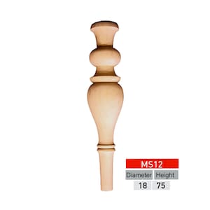 Kitchen Island Legs, Set of 4, Wood Table Legs, Turned Table Legs, Wood Desk Legs, Console Table Legs, Chair Legs, Bench Legs, Turned Legs
